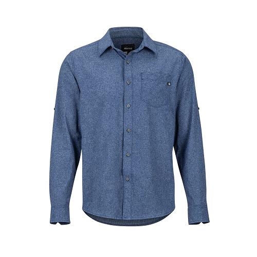 Marmot Clothes Navy NZ - Aerobora Shirts Mens NZ5741823